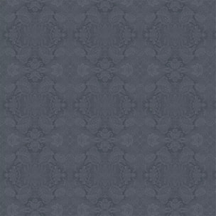 Nappe pur coton enduit motif jacquard gris Mille isaphire zinc