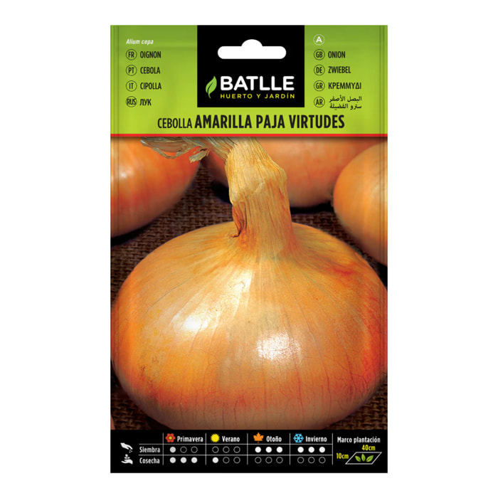 Semillas de Cebolla amarilla Paja Virtudes Batlle