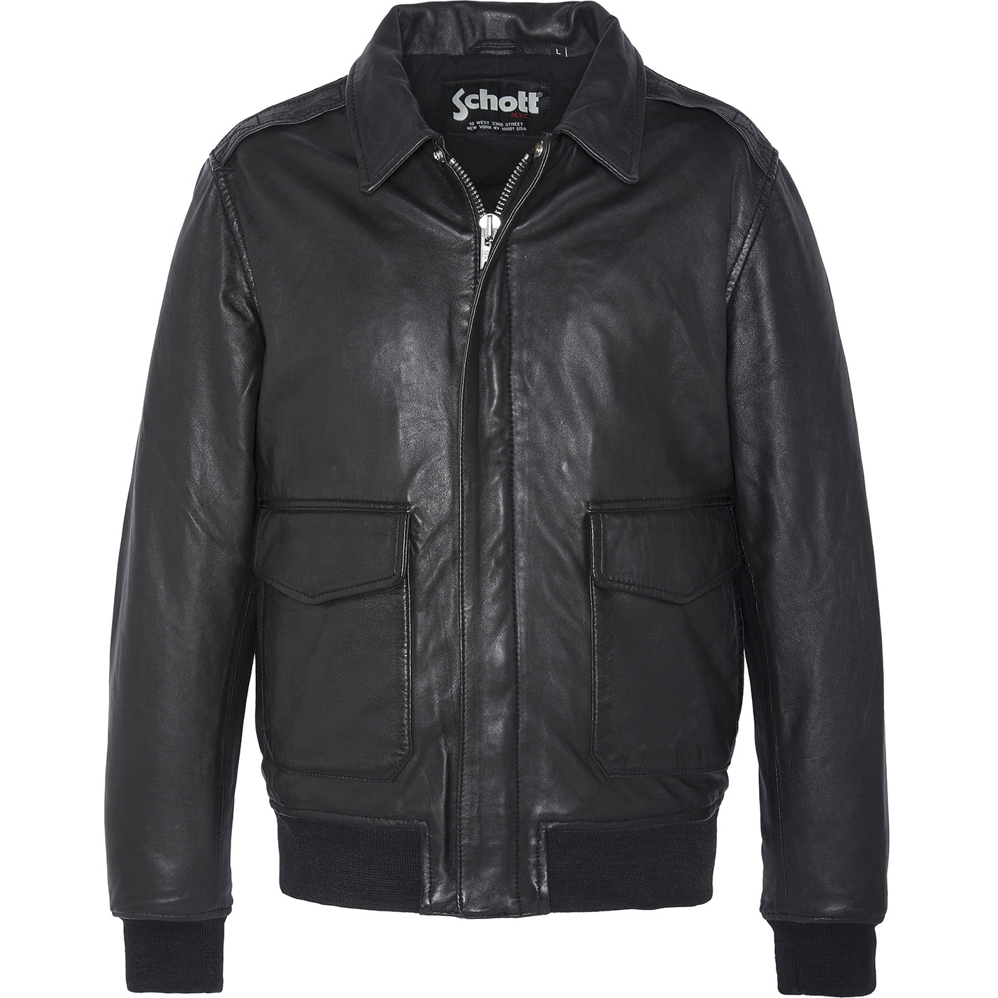 FLIGHT JACKET SCHOTT Nero