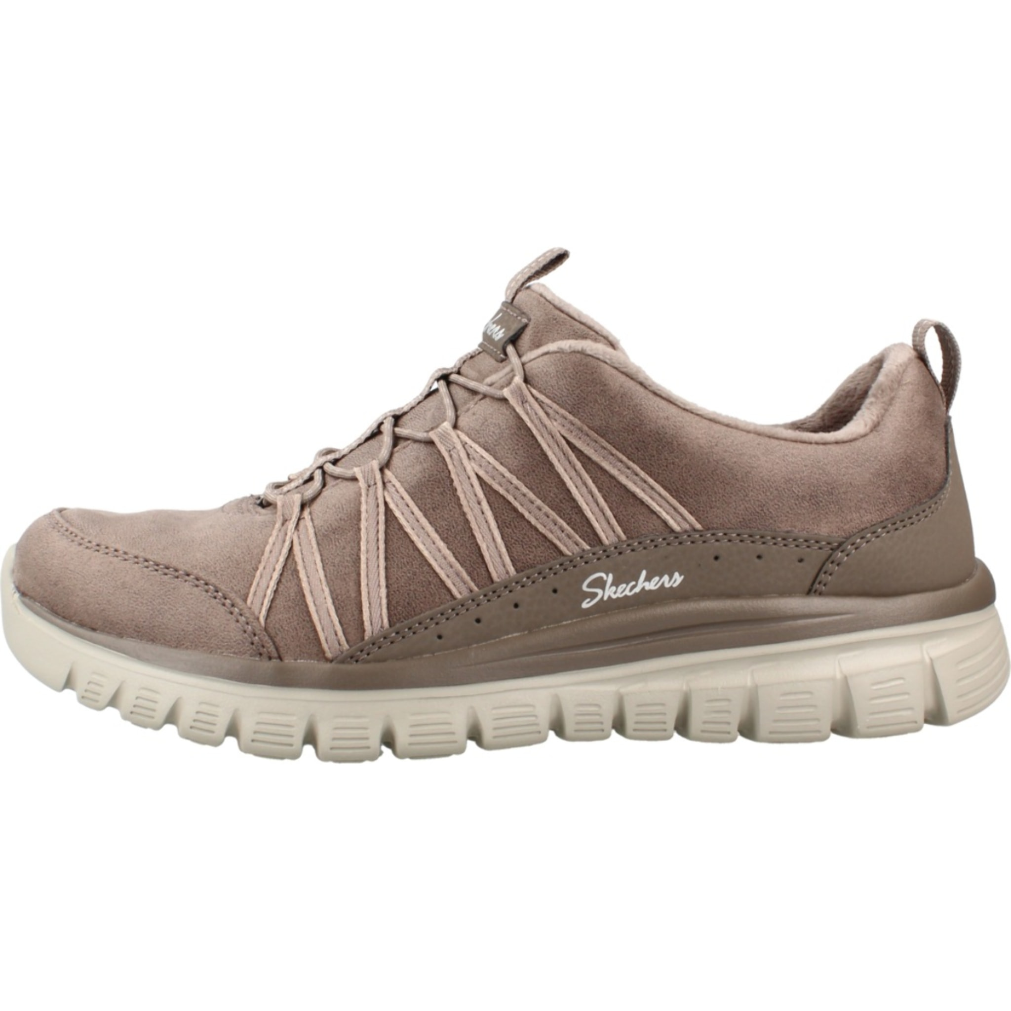 Sneakers De  Mujer 100889s Graceful Cozy Hug Gris