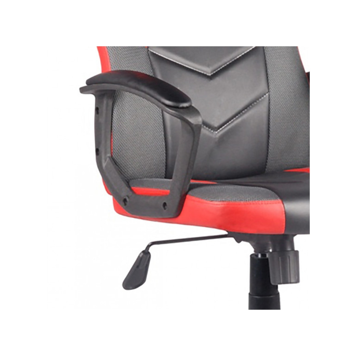 Fauteuil de gaming simili noir et rouge réglable/inclinable - AXEL