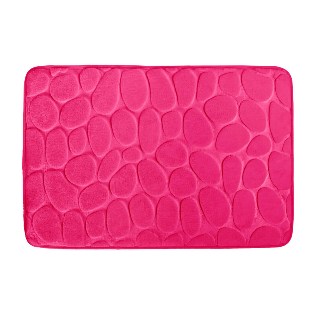Tapis de bain Microfibre PEBBLE Rose Fuschia MSV