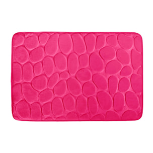 Tapis de bain Microfibre PEBBLE Rose Fuschia MSV