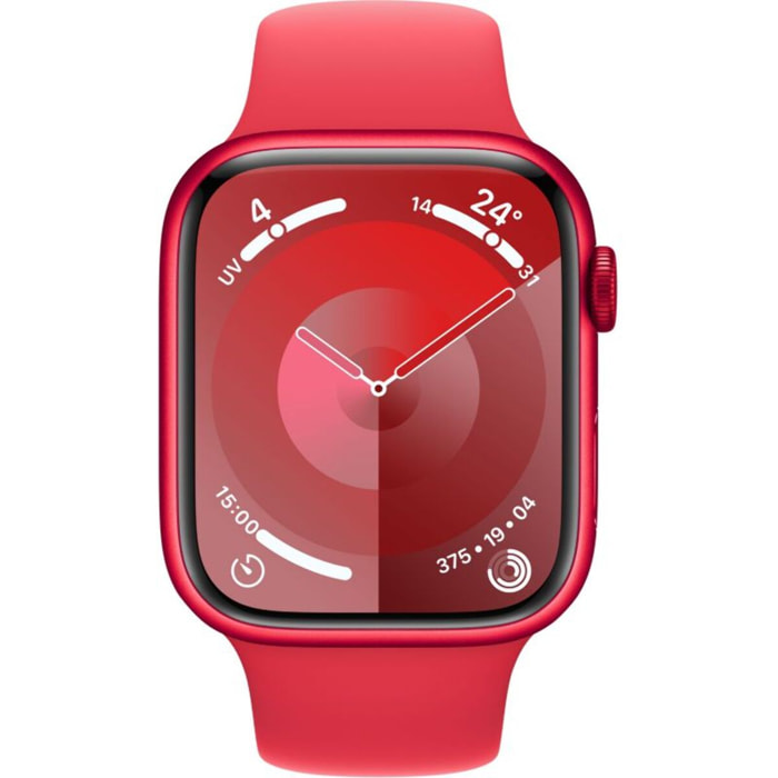 Montre connectée APPLE WATCH Serie 9 Cellular 45mm Aluminium/(PRODUCT)RED S/M