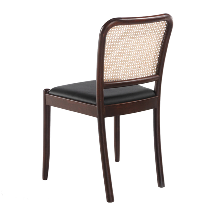 Silla de polipiel 48x50x84cm