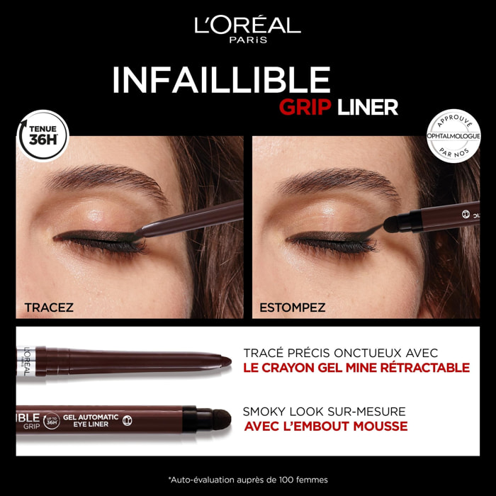 L'Oréal Paris Infaillible grip liner gel automatic Brown Denim