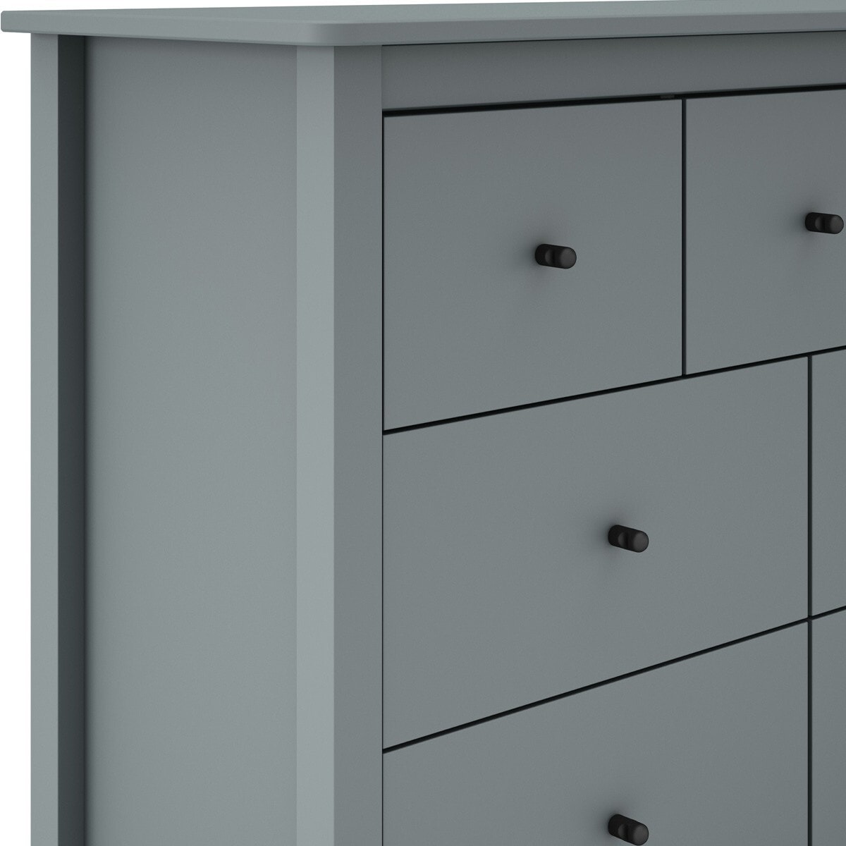 Commode 7 tiroirs en bois massif - MACHA