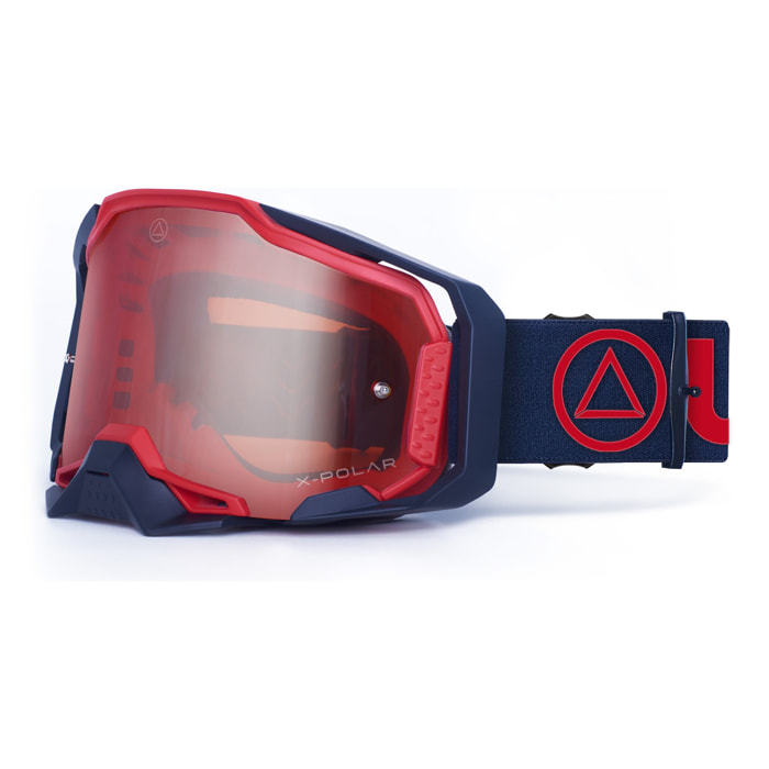 Gafas de Motocross y MTB Enduro Stone Rojo y Azul para hombre y mujer