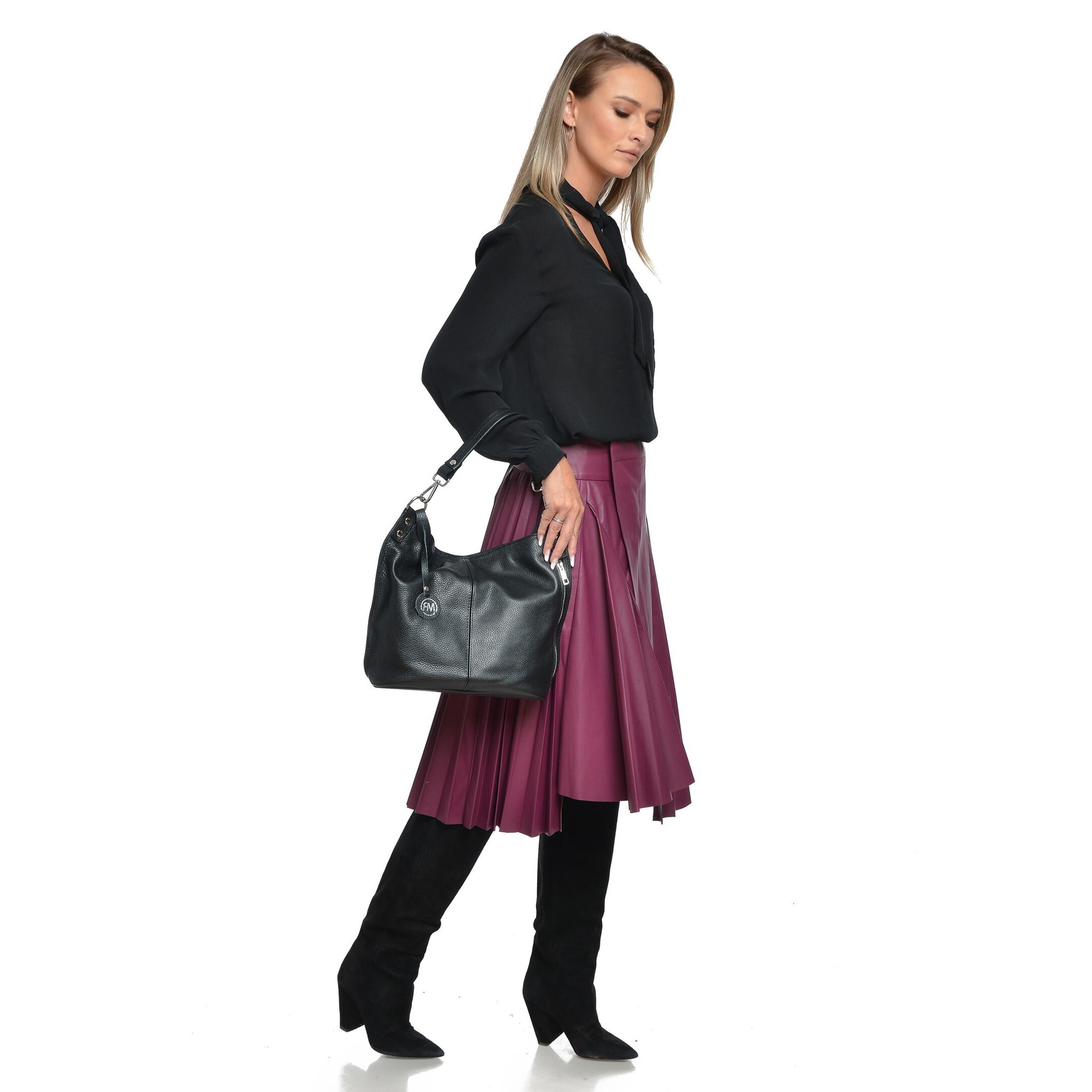 Borsa a tracolla Roberta M Nero