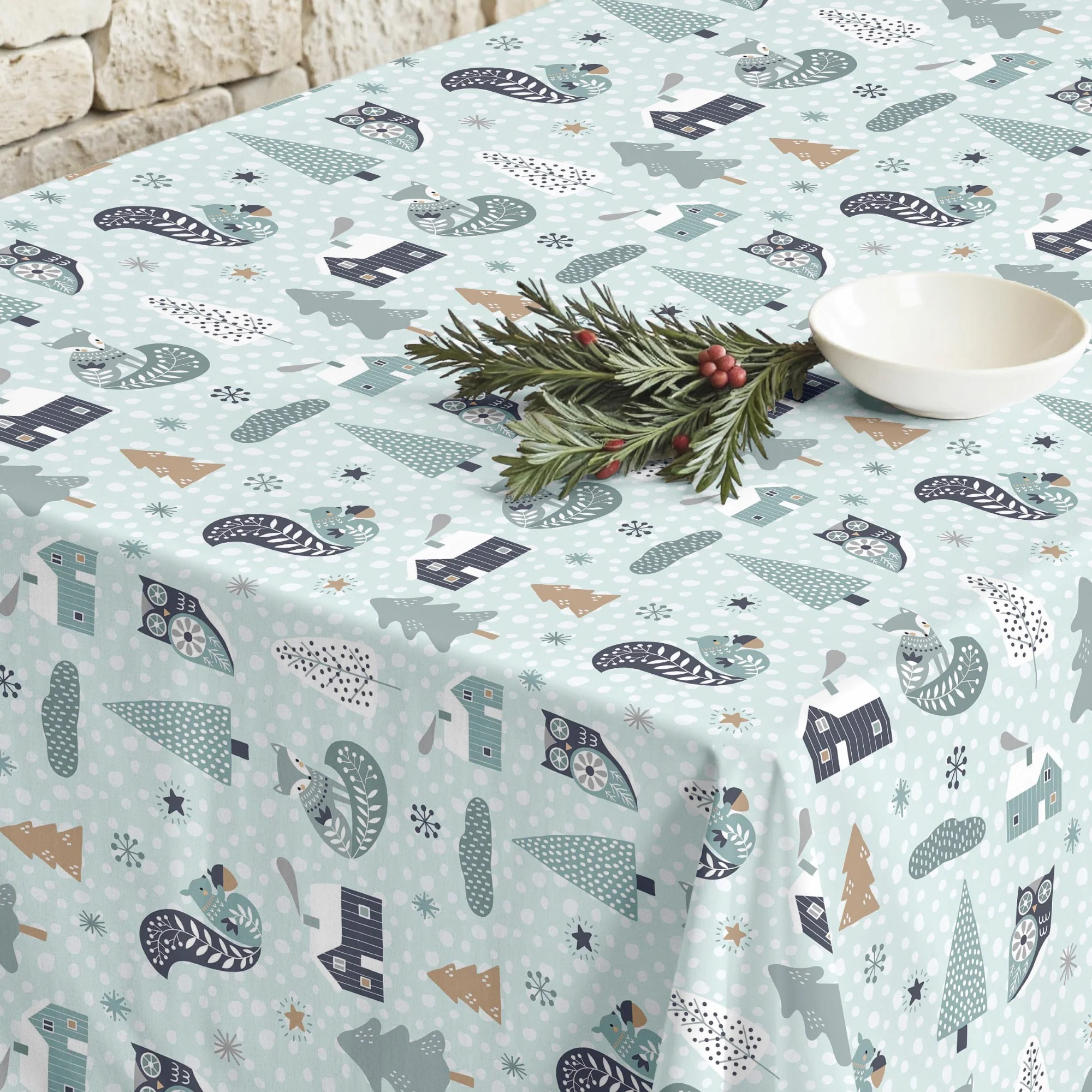 Nappe en résine Anti-tâches Merry Christmas 57