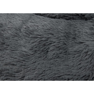 CUCCIA ANIMALI DOMESTICI FLUFFY GRIGIO SCURO