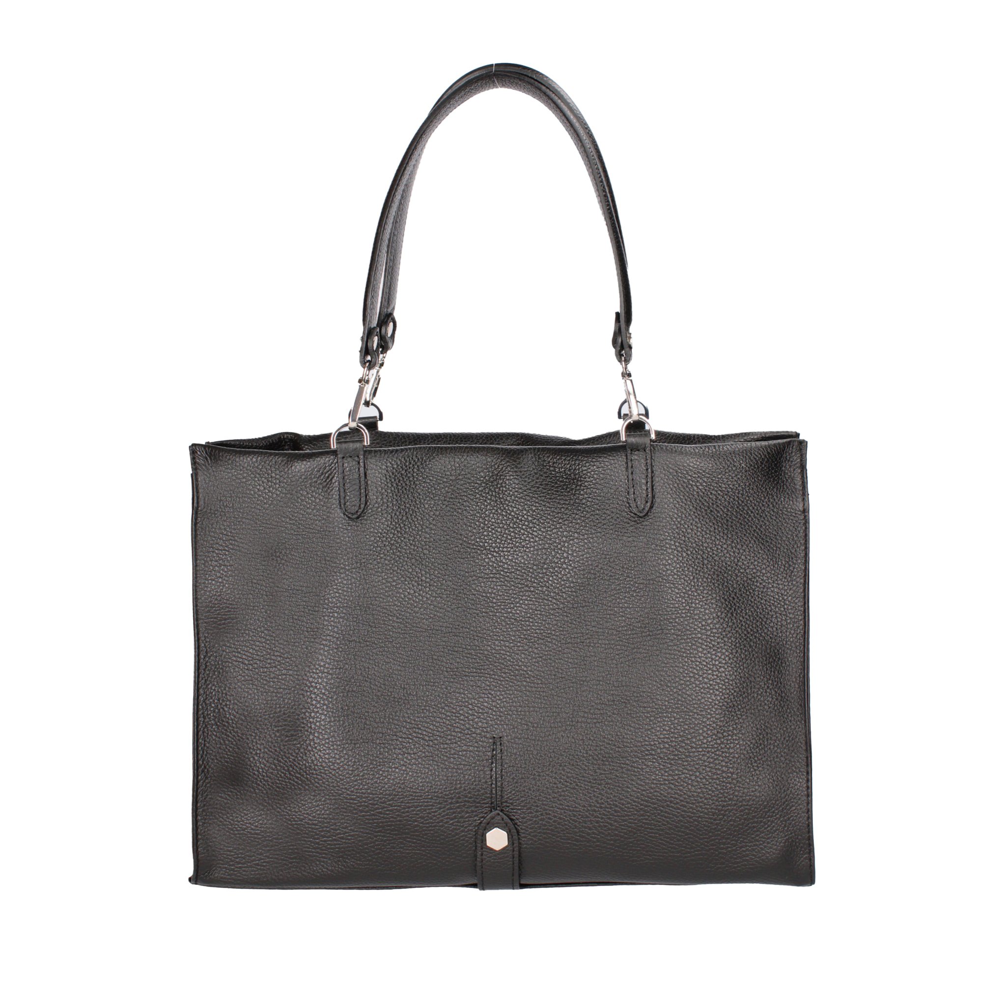 Borsa a spalla da donna In Vera pelle Made in Italy 40x30x15 cm