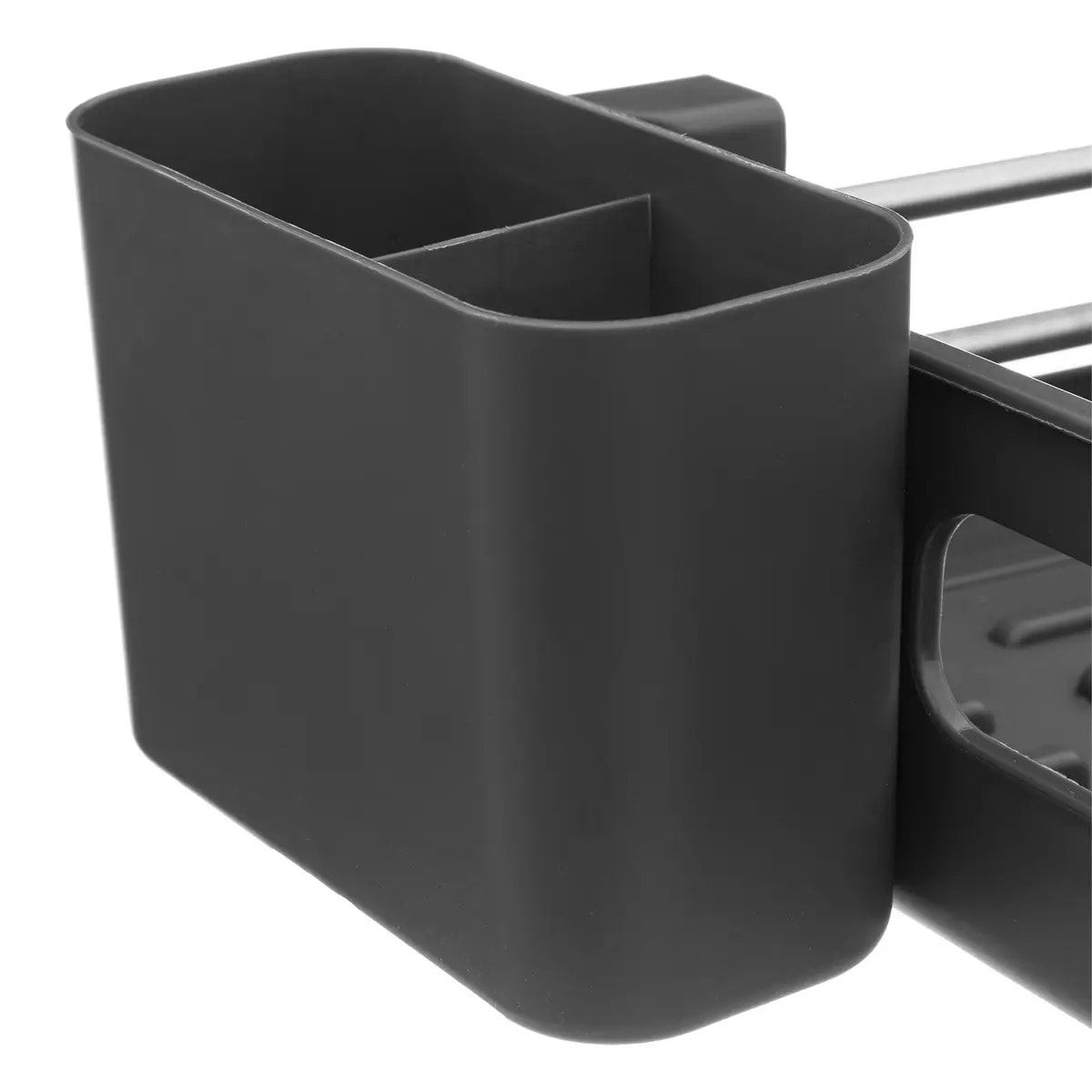 Égouttoir extensible 12 assiettes "Etira" gris