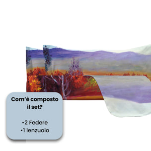 PARURE LETTO SOGNI D'AUTORE, Stampa Digitale, 100% Cotone - 21