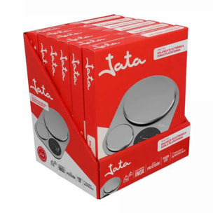 Báscula de cocina JATA HBAL1254 con doble plataforma. Hasta 5 kg. Alta precisión. Acero inoxidable