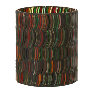 J-Line photophore Mosaic Courbe - verre - mix - medium