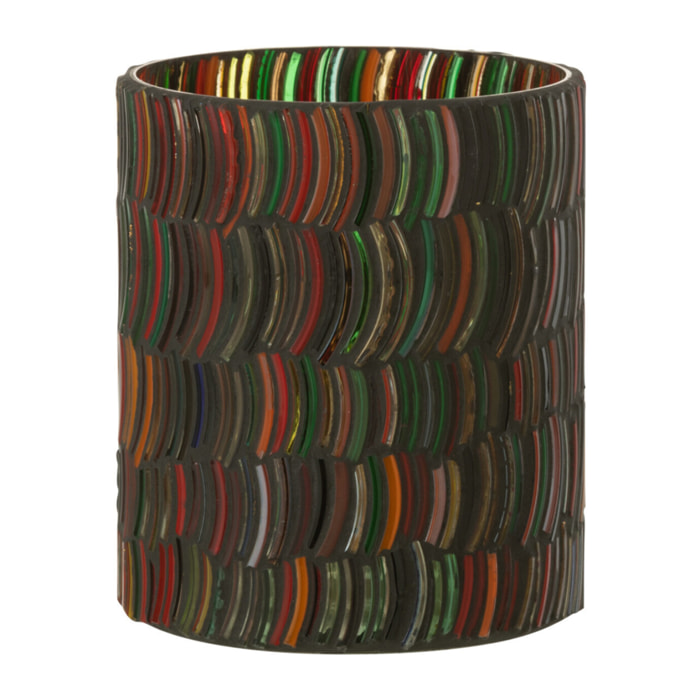 J-Line photophore Mosaic Courbe - verre - mix - medium