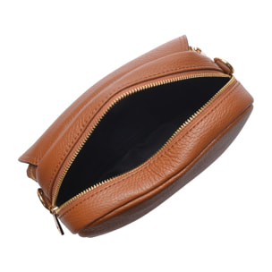 Borsa a spalla Anna Luchini Cammello