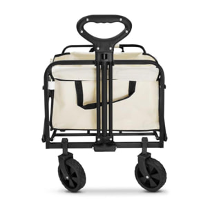 Well Home Carrito para la playa Plegable 73,5x51x92cm