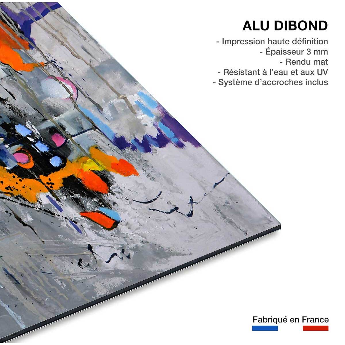 Tableau abstraite city Tableau alu Dibond