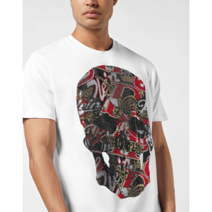 PHILIPP PLEIN Camiseta de cuello redondo y manga corta SKULL