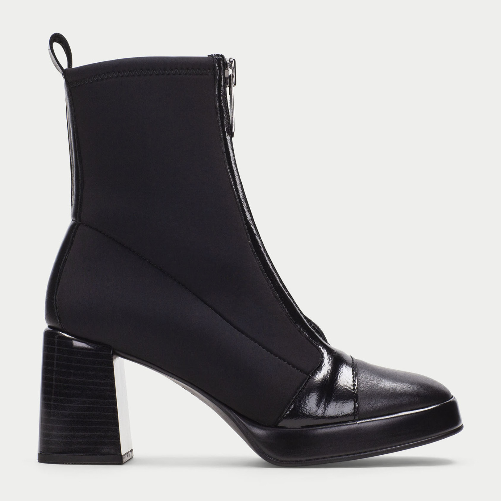 Botin Tokio Negro vino 7 cm