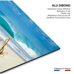 Tableau moderne plage de sable blanc Tableau alu Dibond