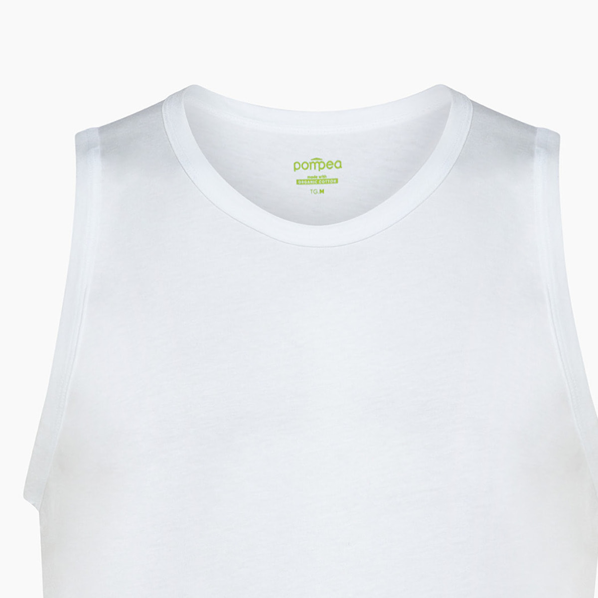 Canotta a spalla grande in cotone organico Cotton Planet vestibilità comfort