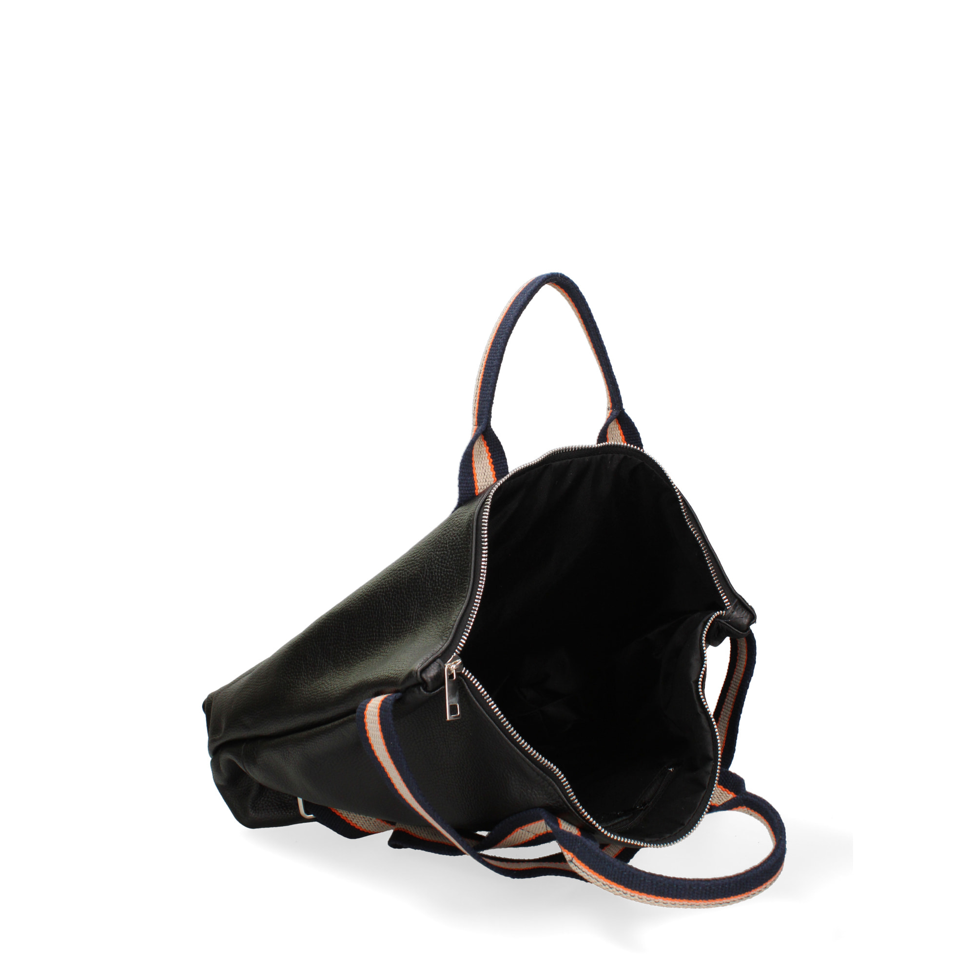 Borsa a mano convertibile in zaino  da donna In Vera pelle Made in Italy 43x38x12 cm