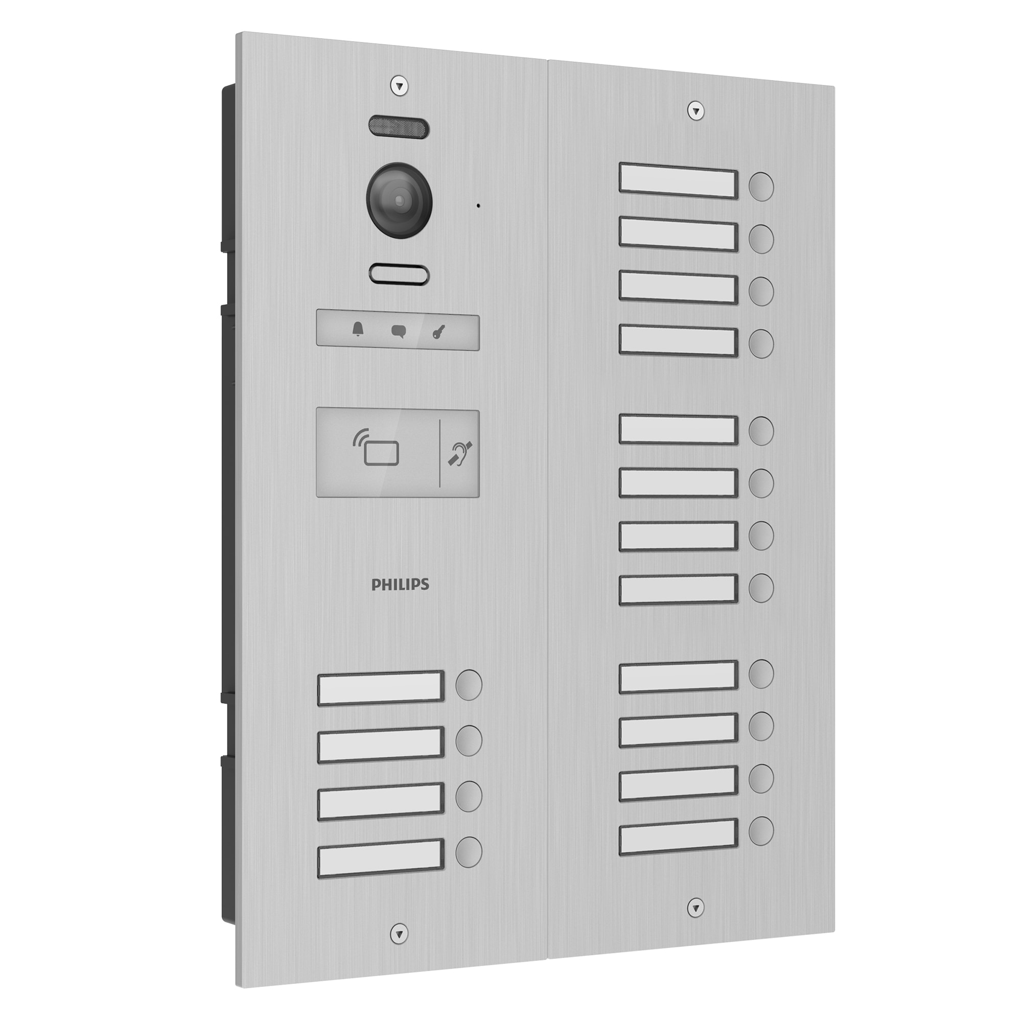 Visiophone collectif pour 16 appartements / bureaux - compatible Vigik - Philips WelcomeHive 2 -