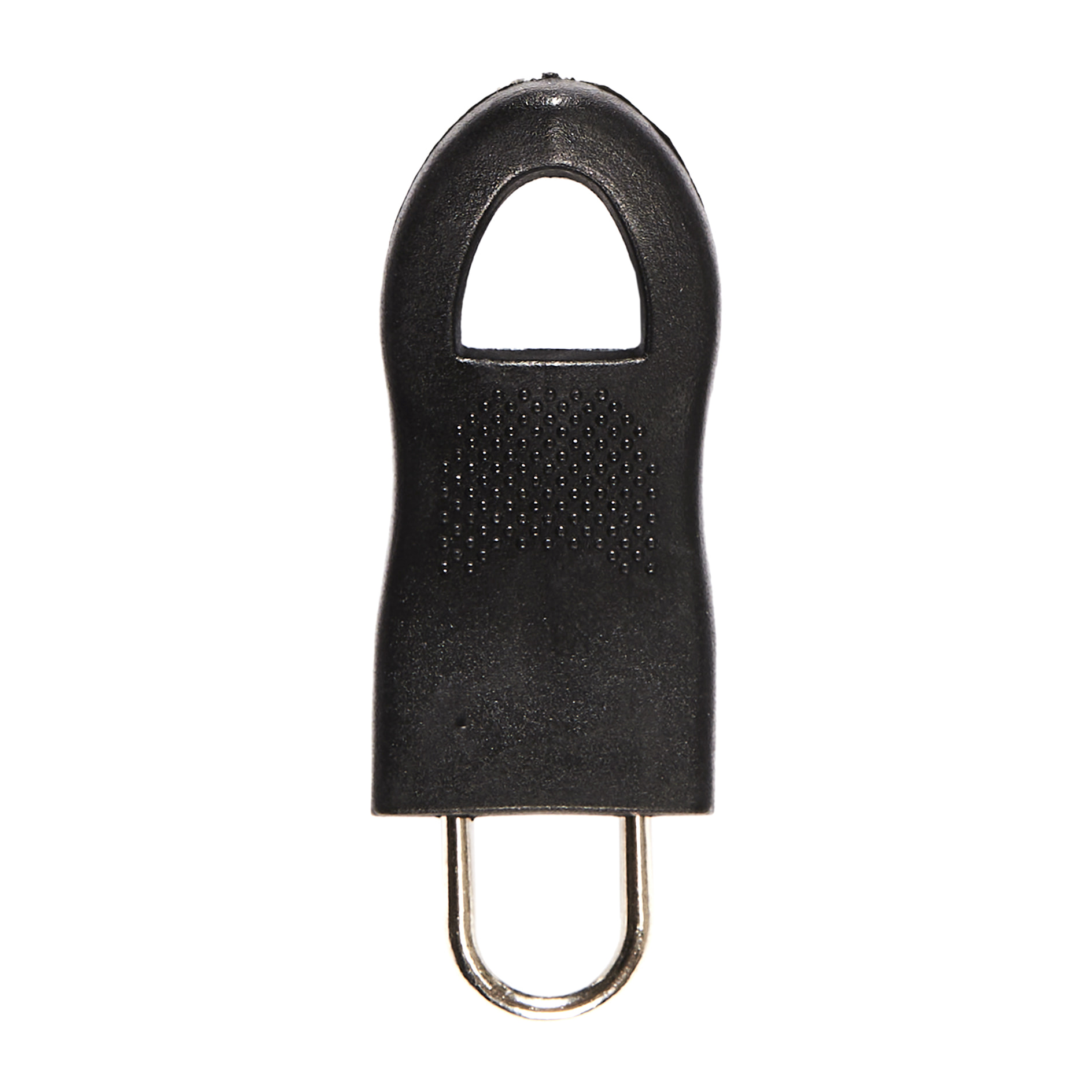 Lot de 4 Anneaux de Fermeture Zippée - JE CHERCHE UNE IDEE - Noir
