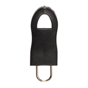 Lot de 4 Anneaux de Fermeture Zippée - JE CHERCHE UNE IDEE - Noir