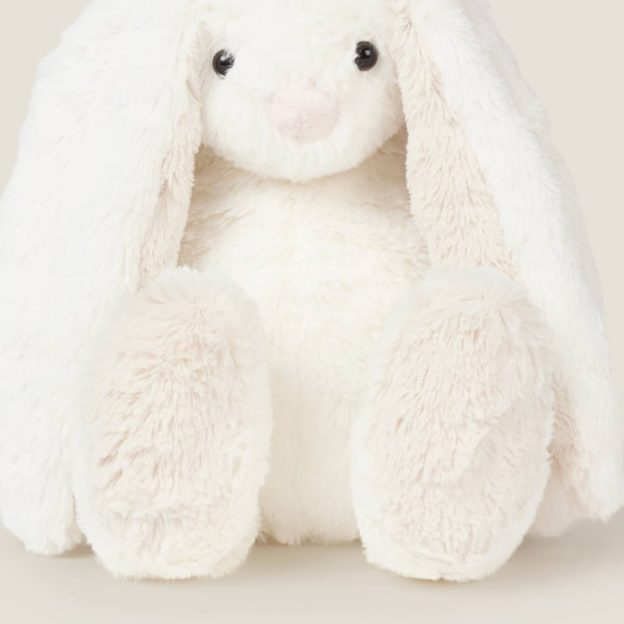 Muñeco de peluche conejito Carfi color blanco