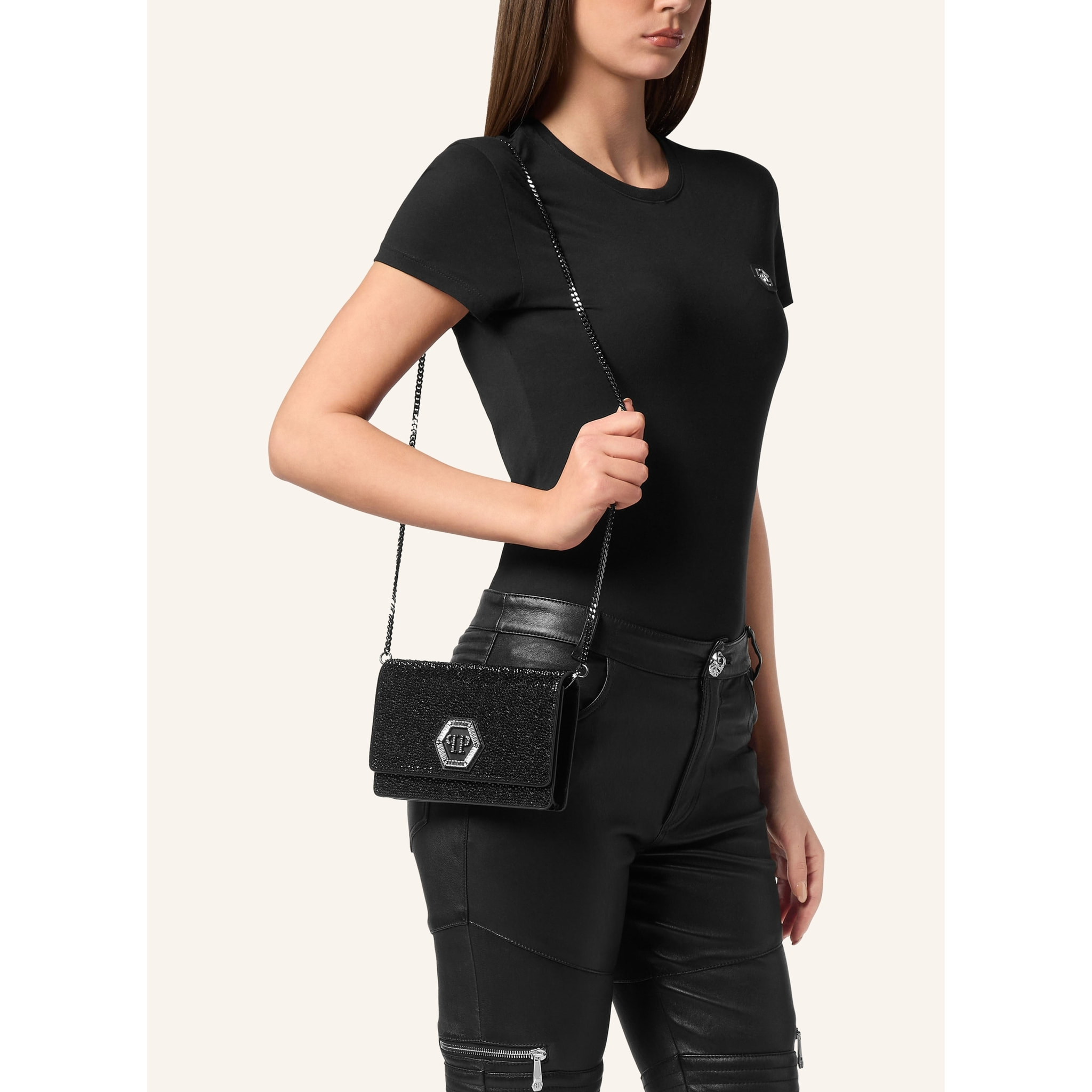 PHILIPP PLEIN Bolso de hombro HEXAGON