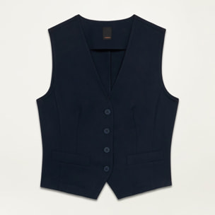 Oltre - Gilet con bottoni - Blu