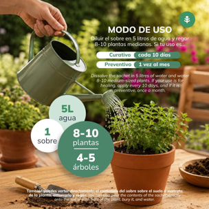 Pack Quelato de Hierrro soluble Planeta Huerto 5 uds para 25 L