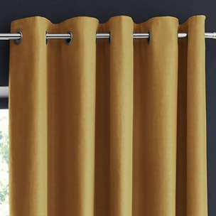 Rideau uni Occultant 100%polyester