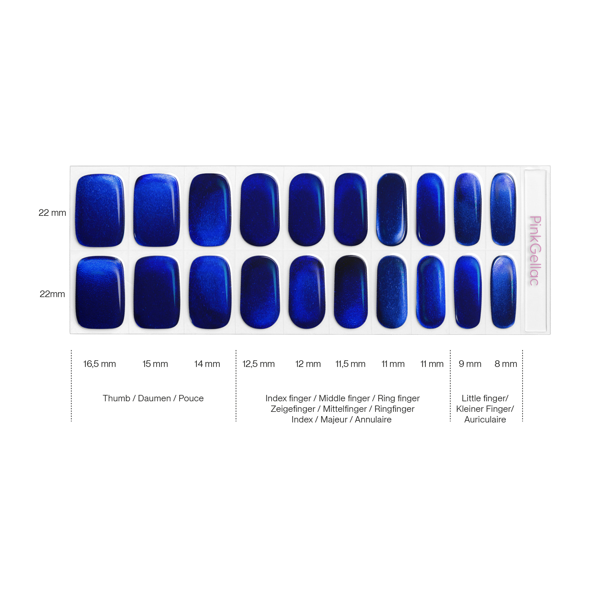 Stickers gel - 0017 Royal Chrome