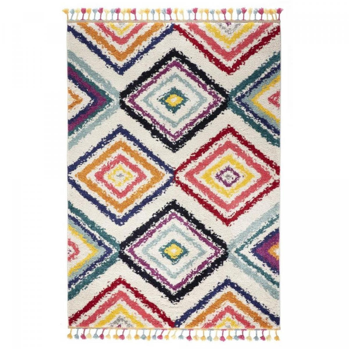 Tapis berbère tissé motifs ethno-chic SOFE