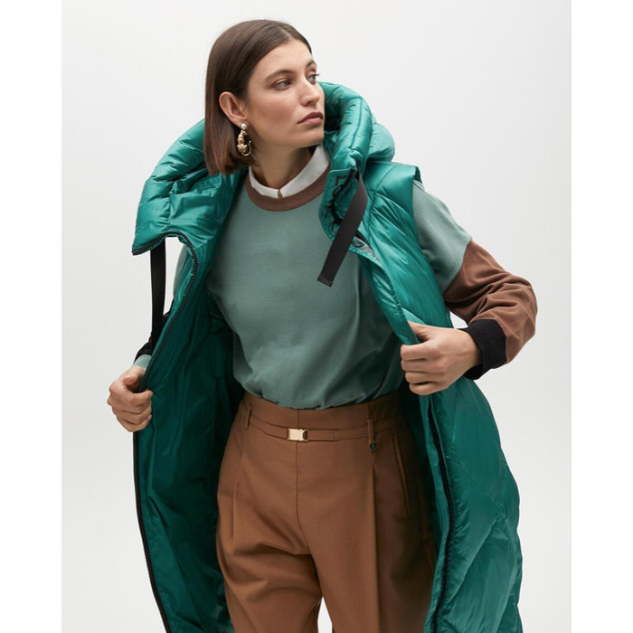 Gilet Imbottito con Cappuccio