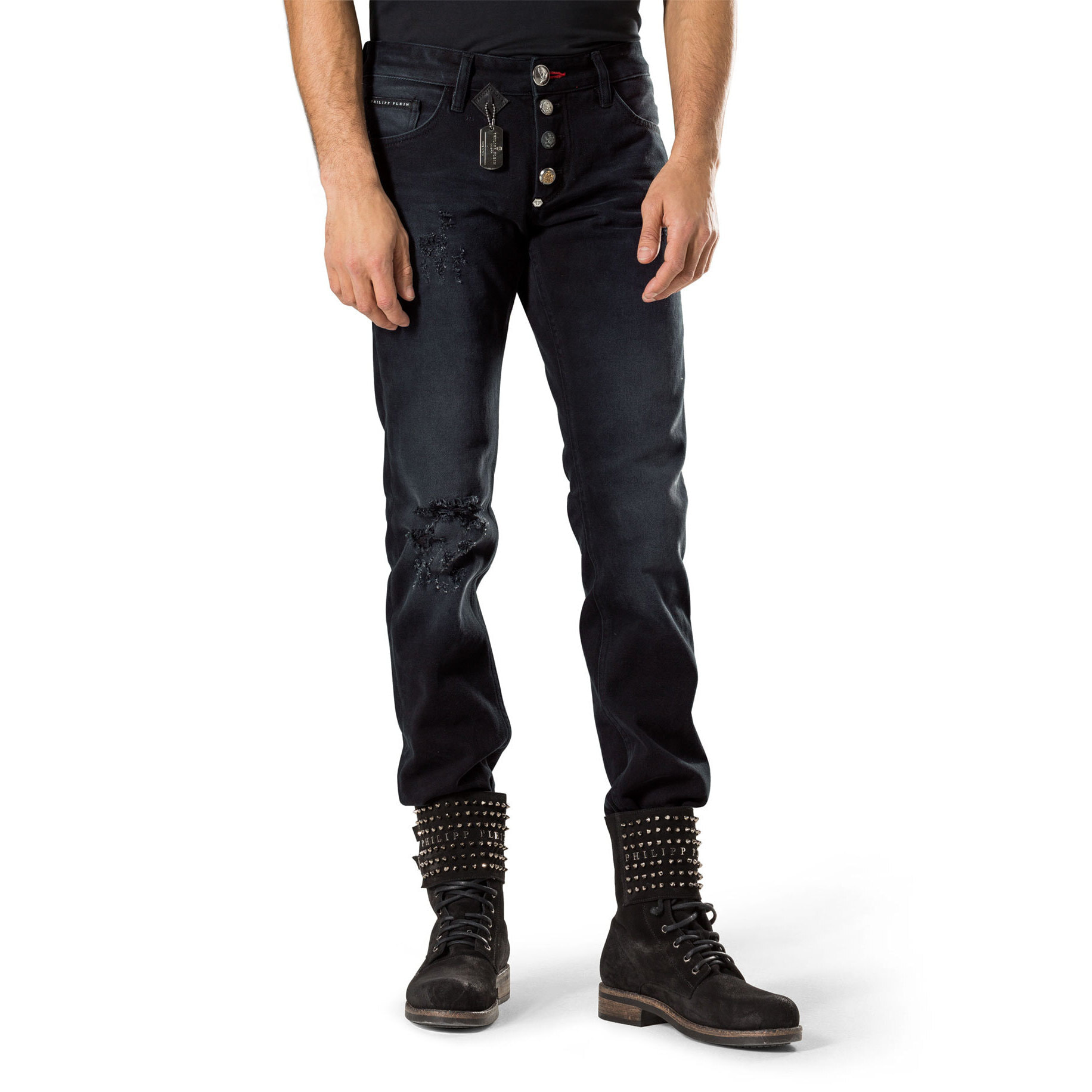 PHILIPP PLEIN straight cut "spin around"