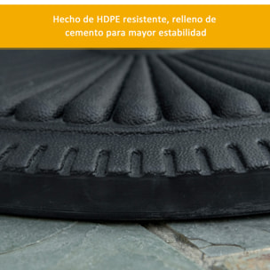 Base de Sombrilla 35mm 38mm 48mm Rellena de Cement