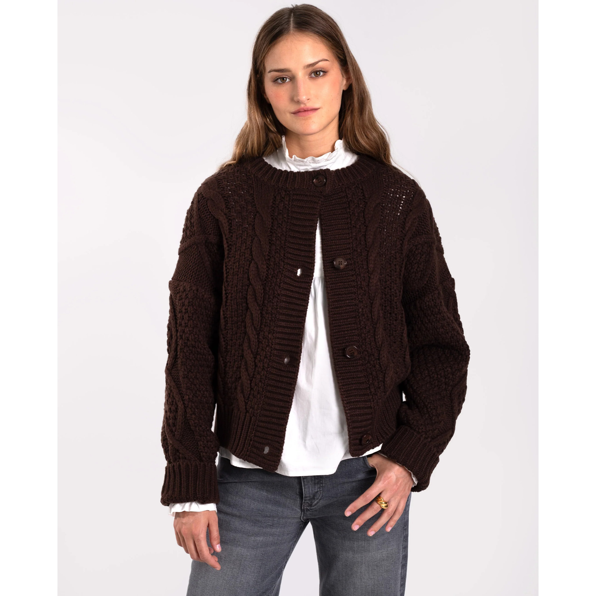 Cárdigan de mujer con botones