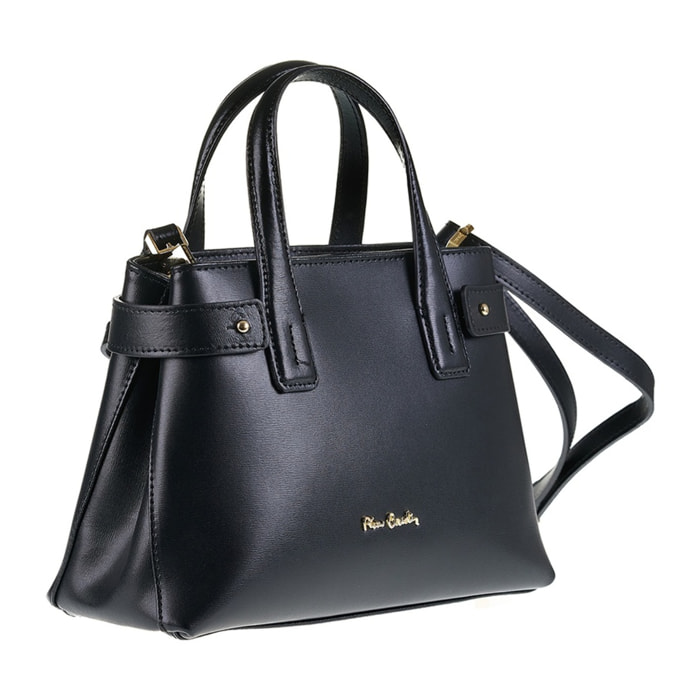 Borsa a mano da donna Made in Italy - Modello Edera Pro - 100% pelle - 27.5 x 20.5 x 10.5 cm