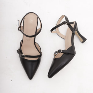 DECOLLETE' PIXIE CINTURINO CHOCOLA' NERO