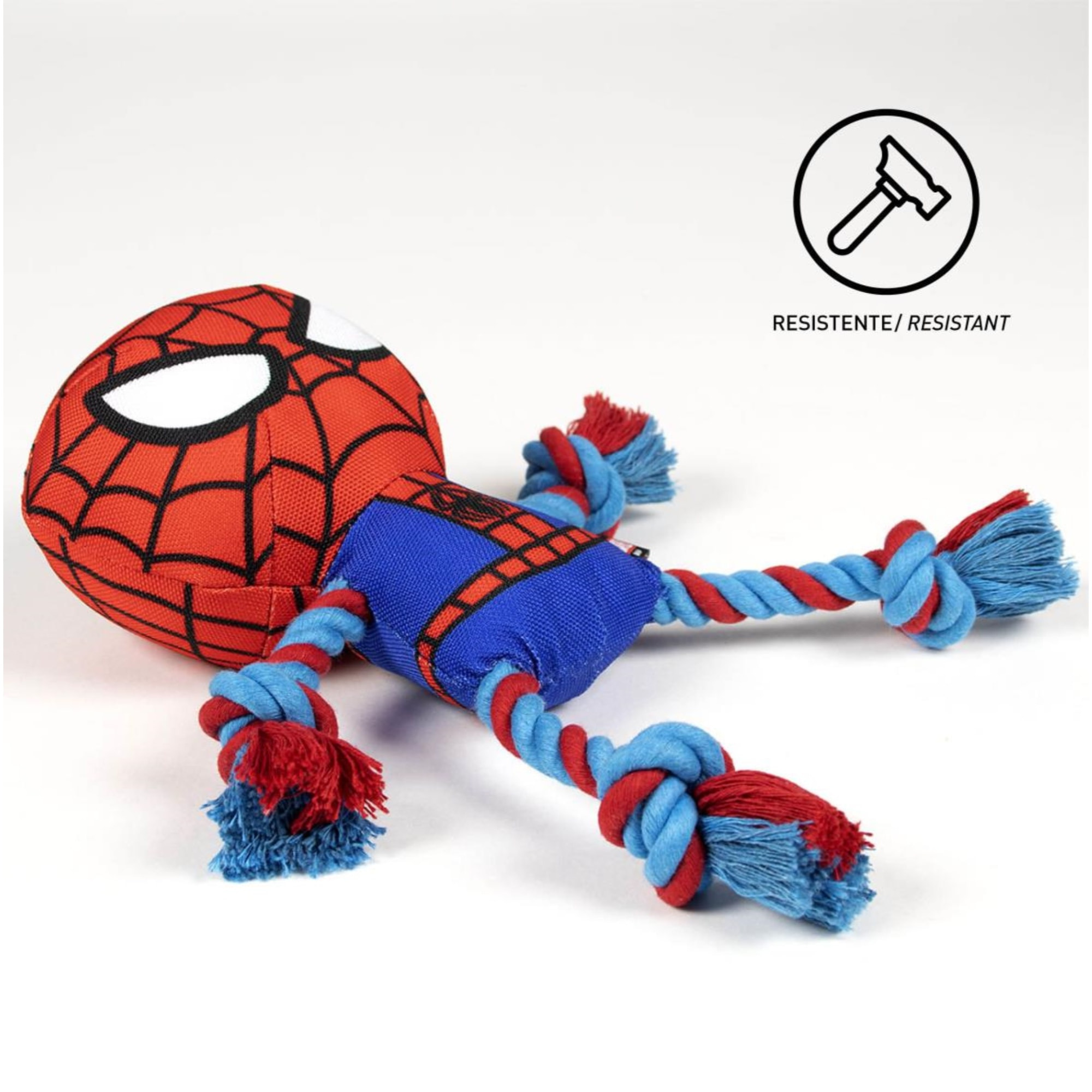 Juguete para perros cuerda diseño spiderman