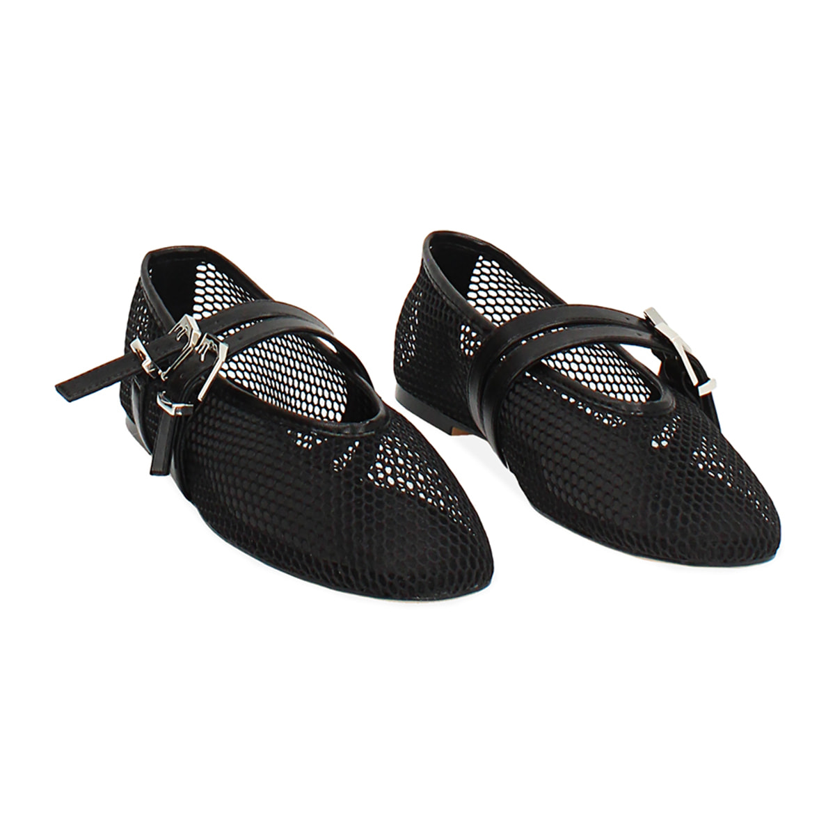 Ballerine donna nere traforate