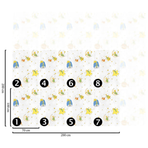 Carta da Parati Ufficiale Il Piccolo Principe Stelle e Pianeti