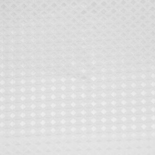 Rideau de douche 180x200cm Blanc Modern Color