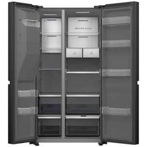 Réfrigérateur Américain HISENSE RS9P628GPFE smart screen